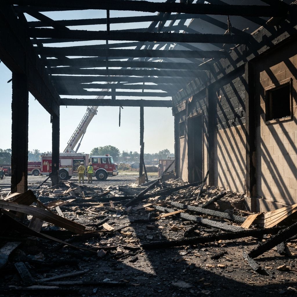 Fire damage restoration