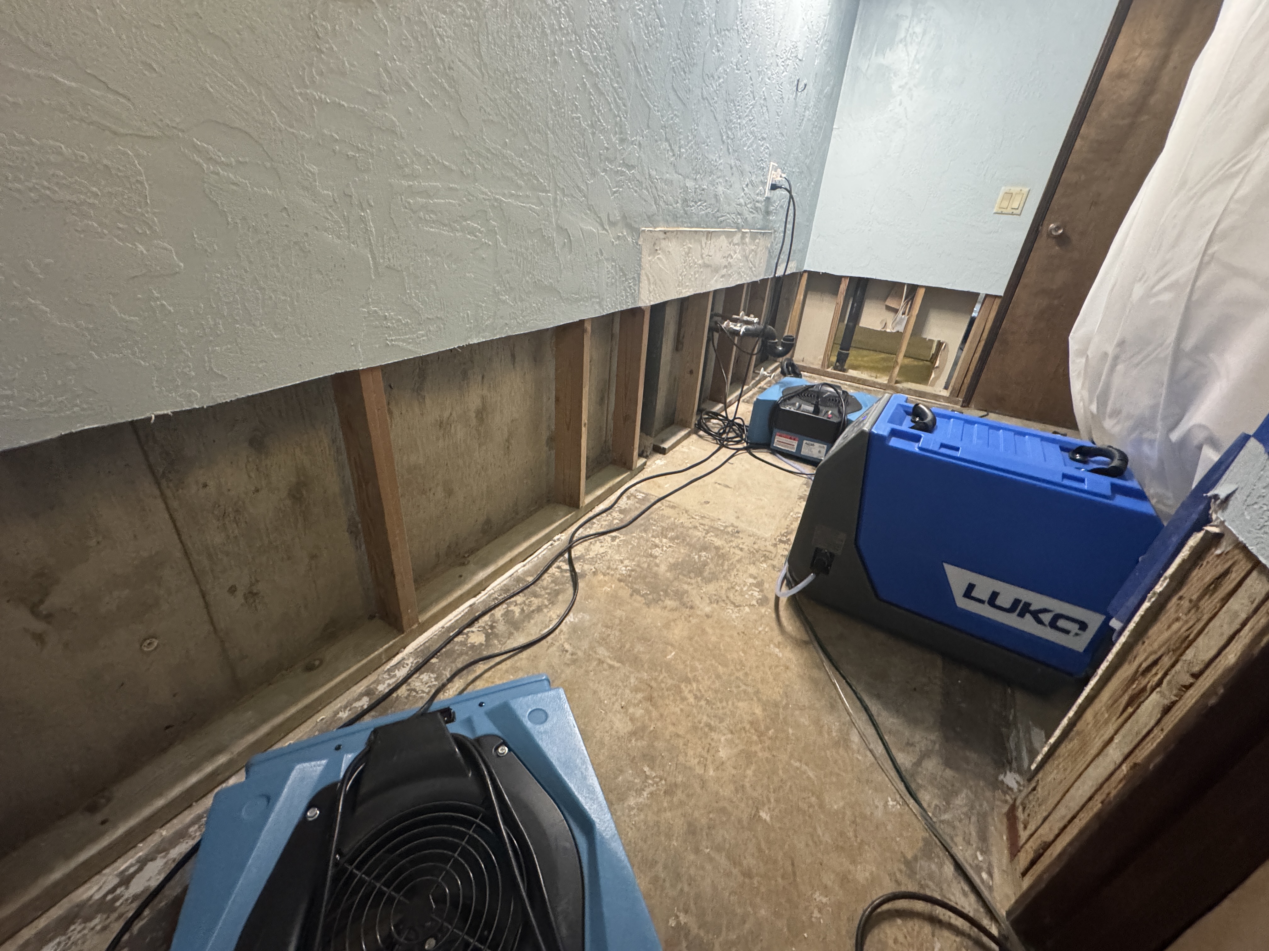 Water damage restoration
